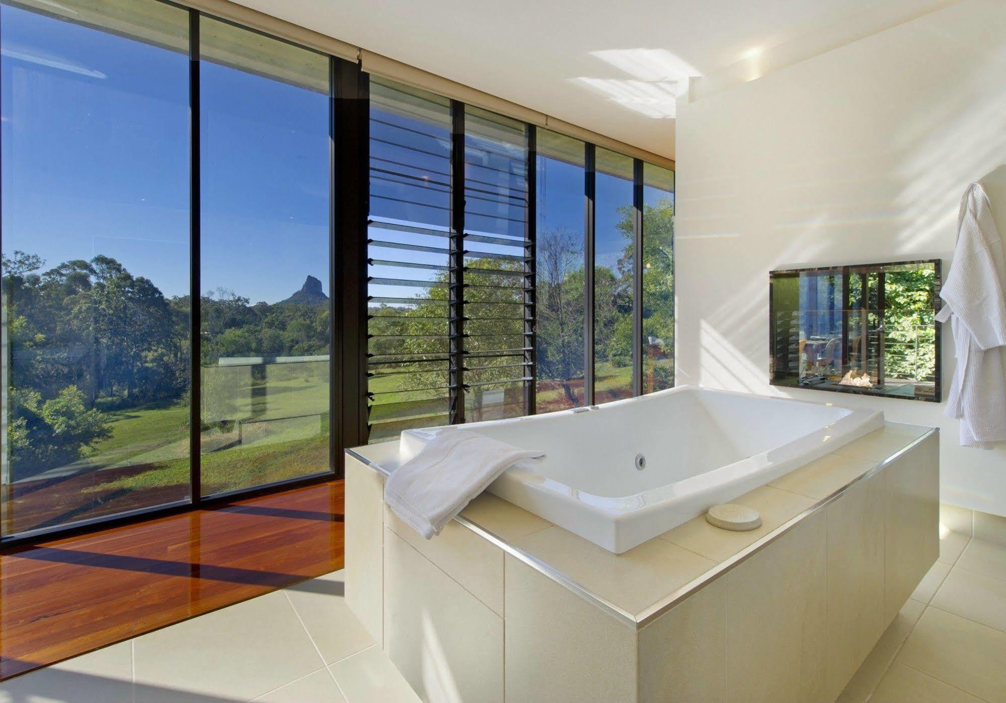 Glass On Glasshouse Glass House Mountains